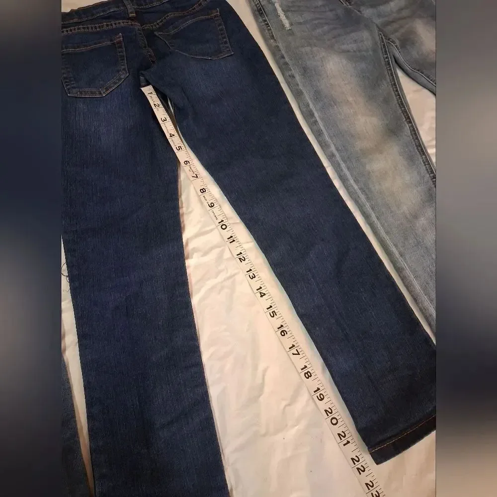 Lot Of 3 Girls Jeans Arizona Jeans Co Place Super Skinny Celebrity Pink